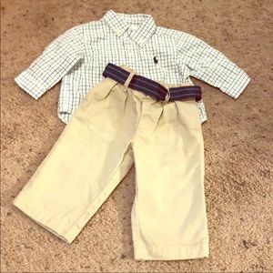 Ralph Lauren shirt and pants